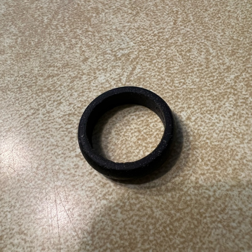 Black Silicone Gym Ring